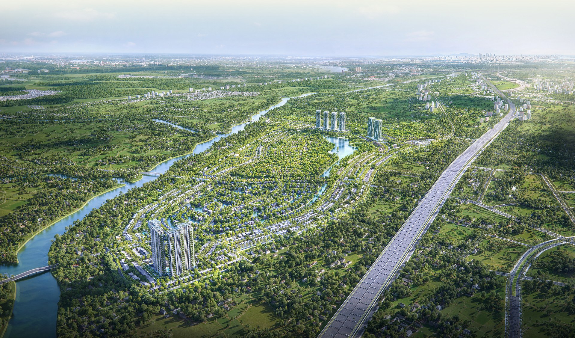 Phối cảnh tổng thể · Nguồn: trang giới thiệu Eco Retreat